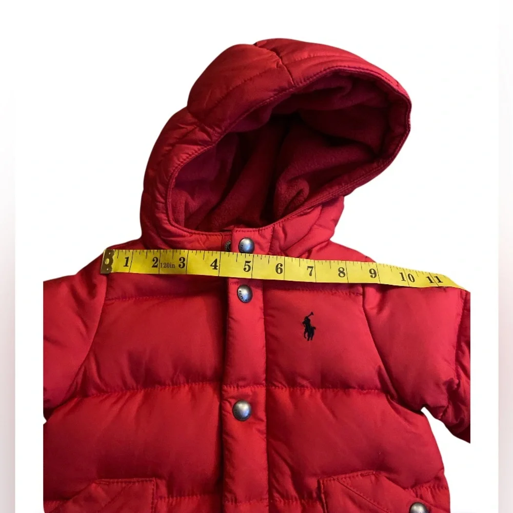 NWOT Ralph Lauren Red Baby Snowsuit size 3 M